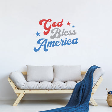 God Bless America Wall Decals